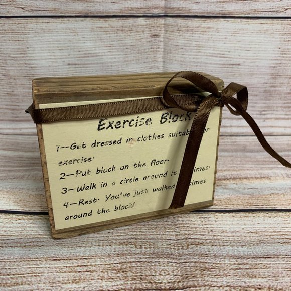 Vintage Other - šVintage "Exercise Block" Decor Vintage Other - šVintage "Exercise Block" Decor